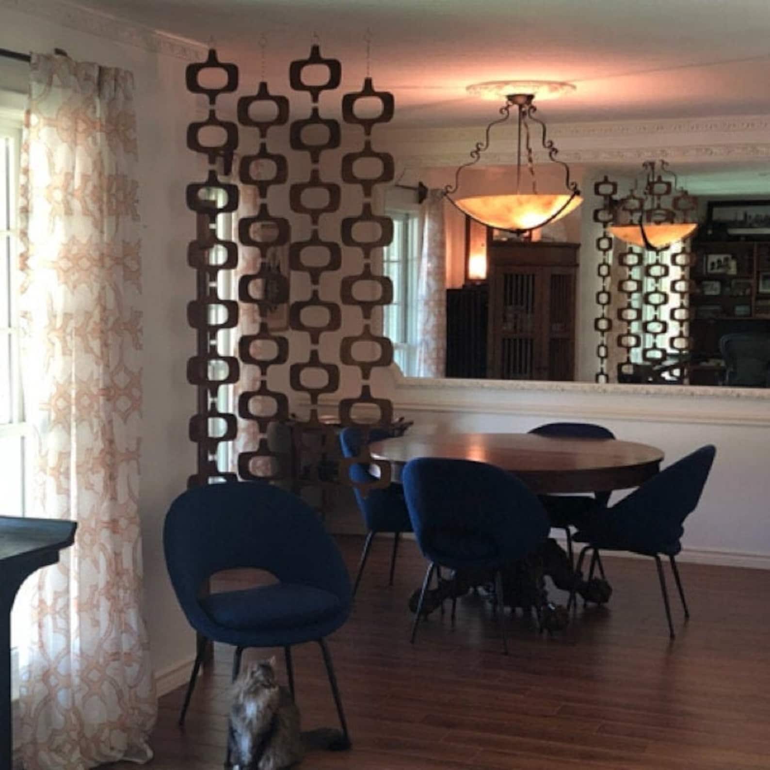 Retro Divider Mid Century Modern Wall Decor Sell by Strand Etsy