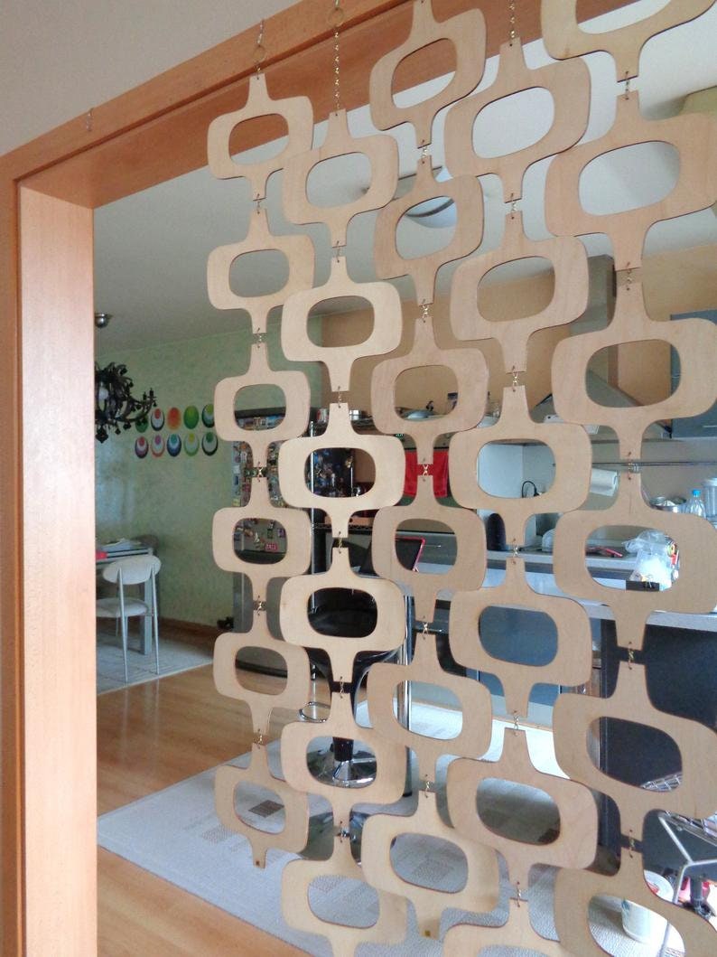 Retro Divider Mid Century Modern Wall Decor Sell by Strand Etsy UK