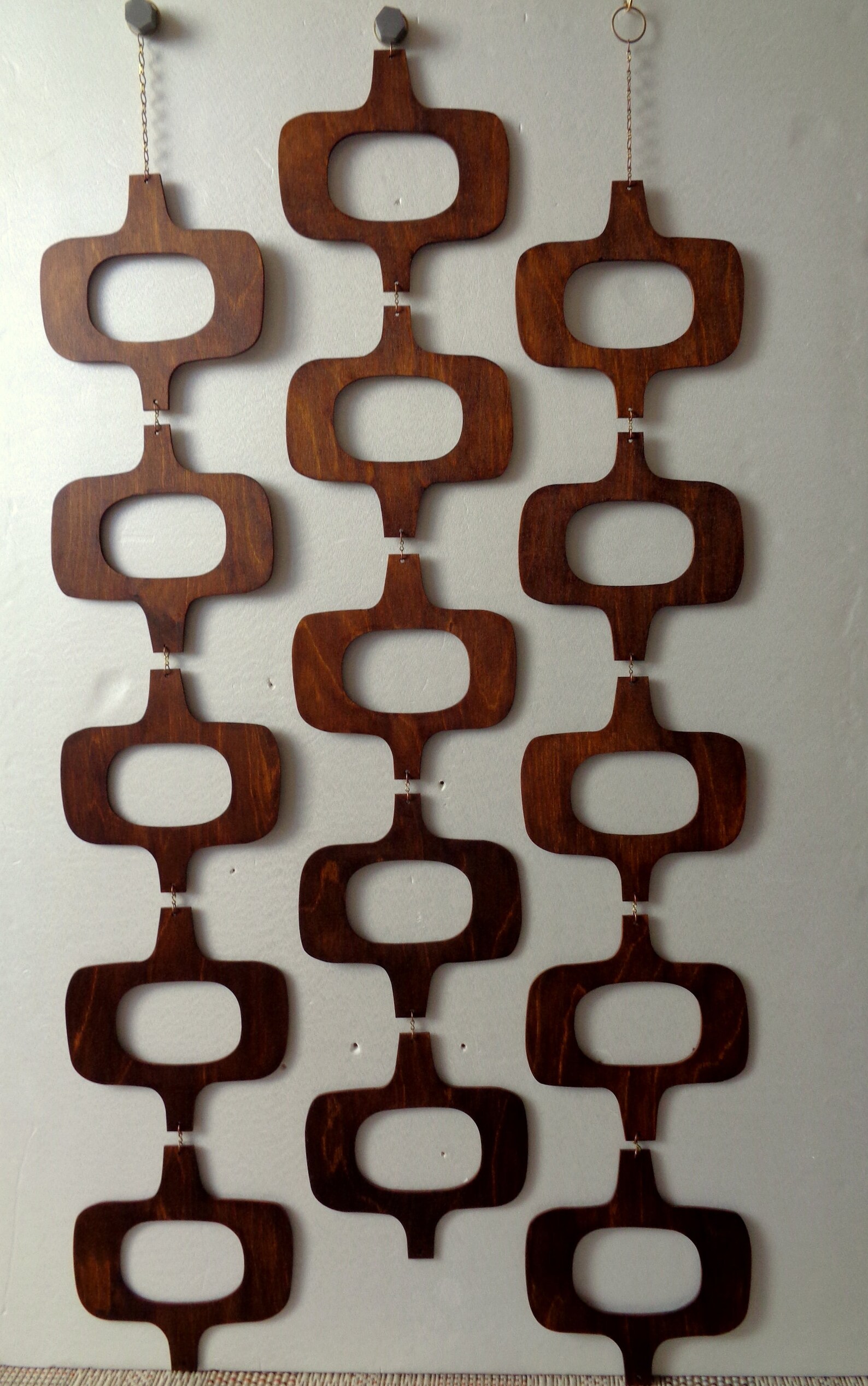 Retro Room Divider, Mid Century Modern Room Divider, W45'' Custom ...