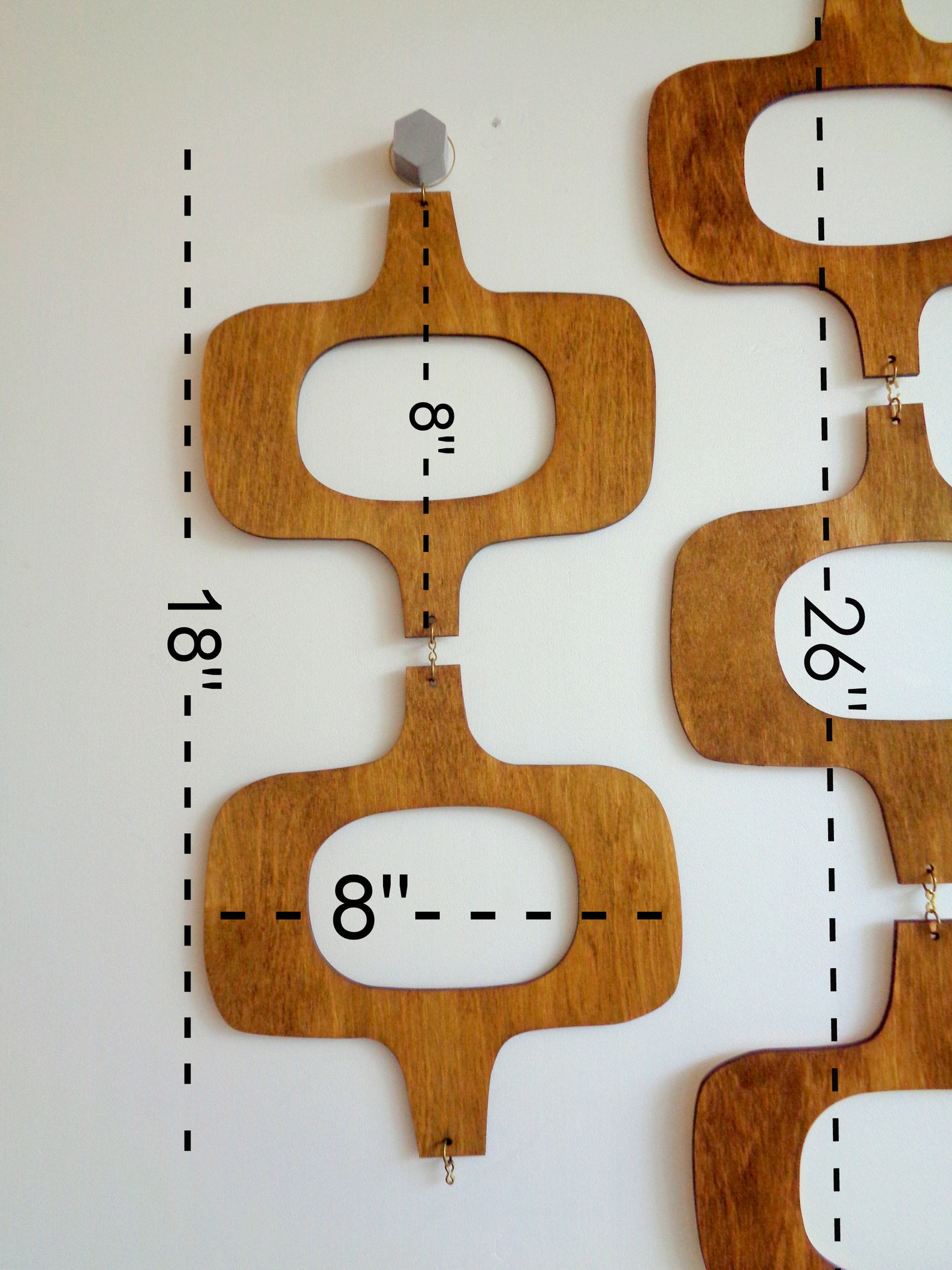 Retro Divider Mid Century Modern Wall Decor Sell by Strand Etsy