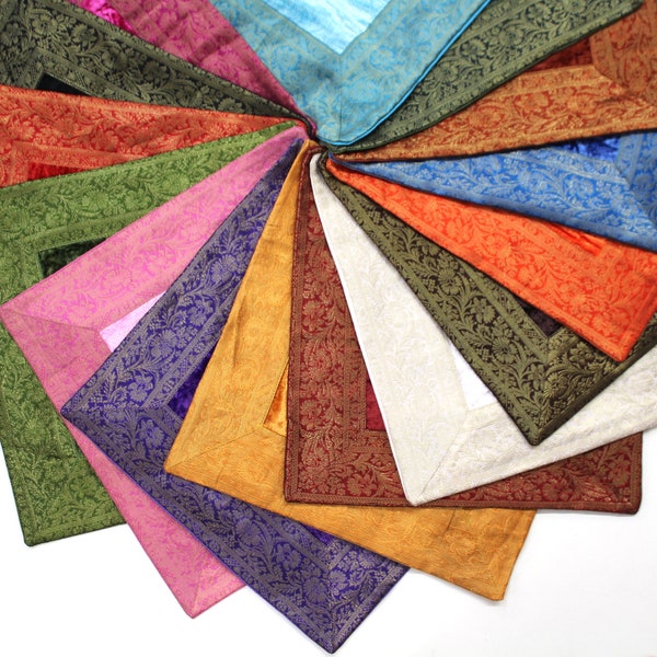 Indiase kussens 60 x 60 cm kussen zaak kussensloop Oriental dekken India - meer dan 15 verschillende kleuren op 4 aanbiedingen verdeeld