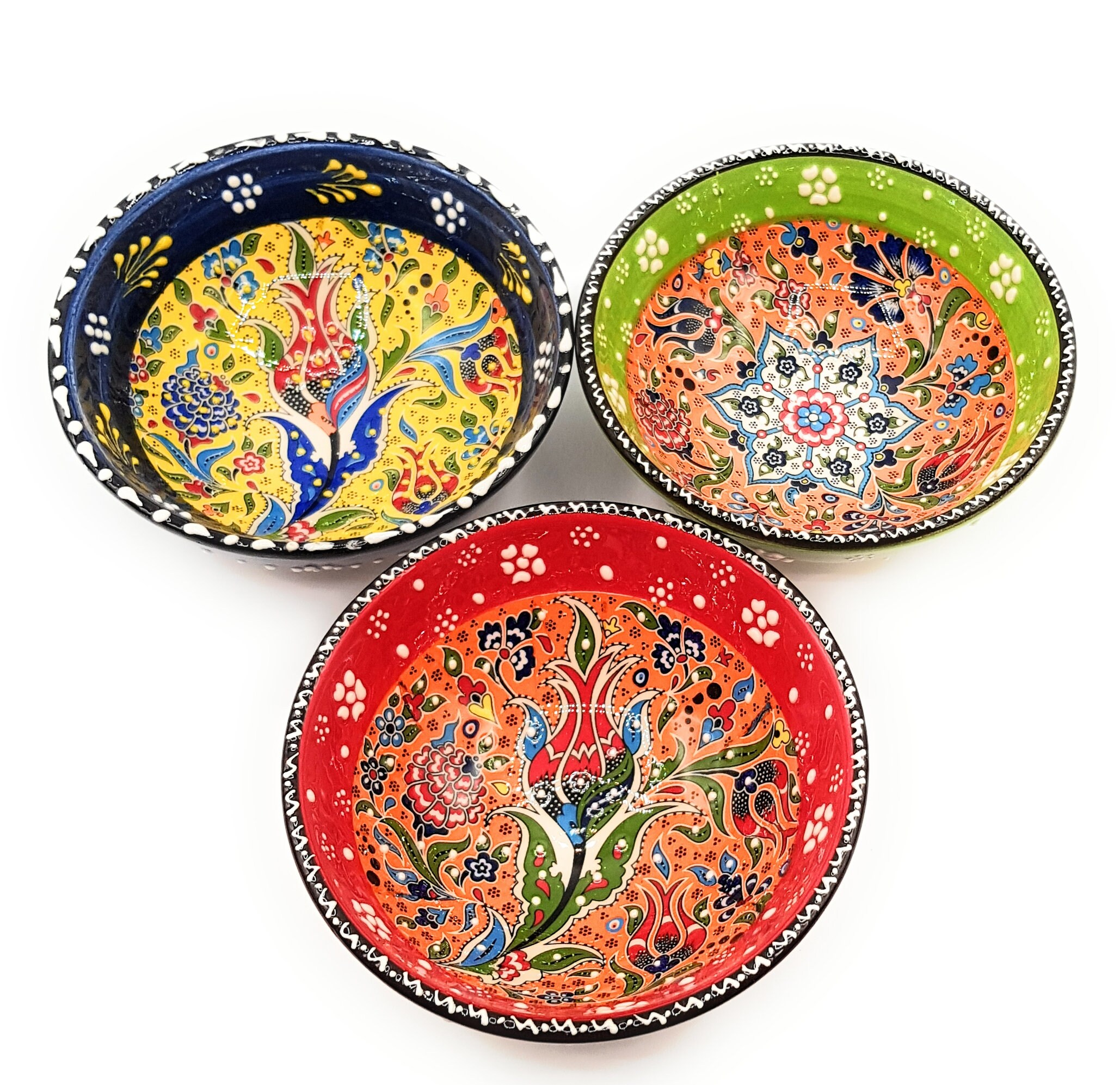 Oriental ceramic bowl, bowl, muesli bowl, hand-painted, colorful - Ø …