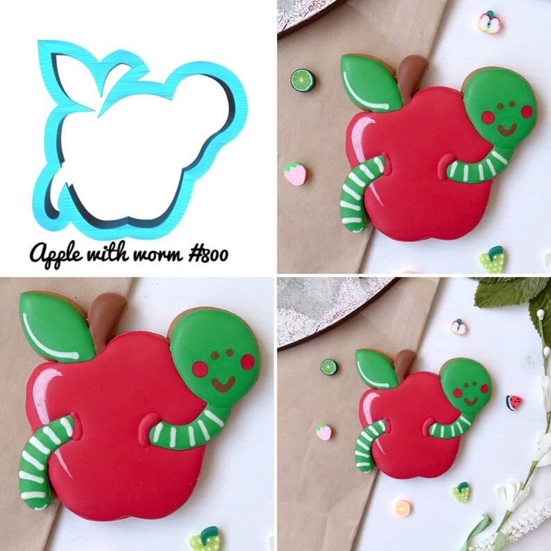 Apple cookie cutter. School cookie cutter. Last Day of school Etsy