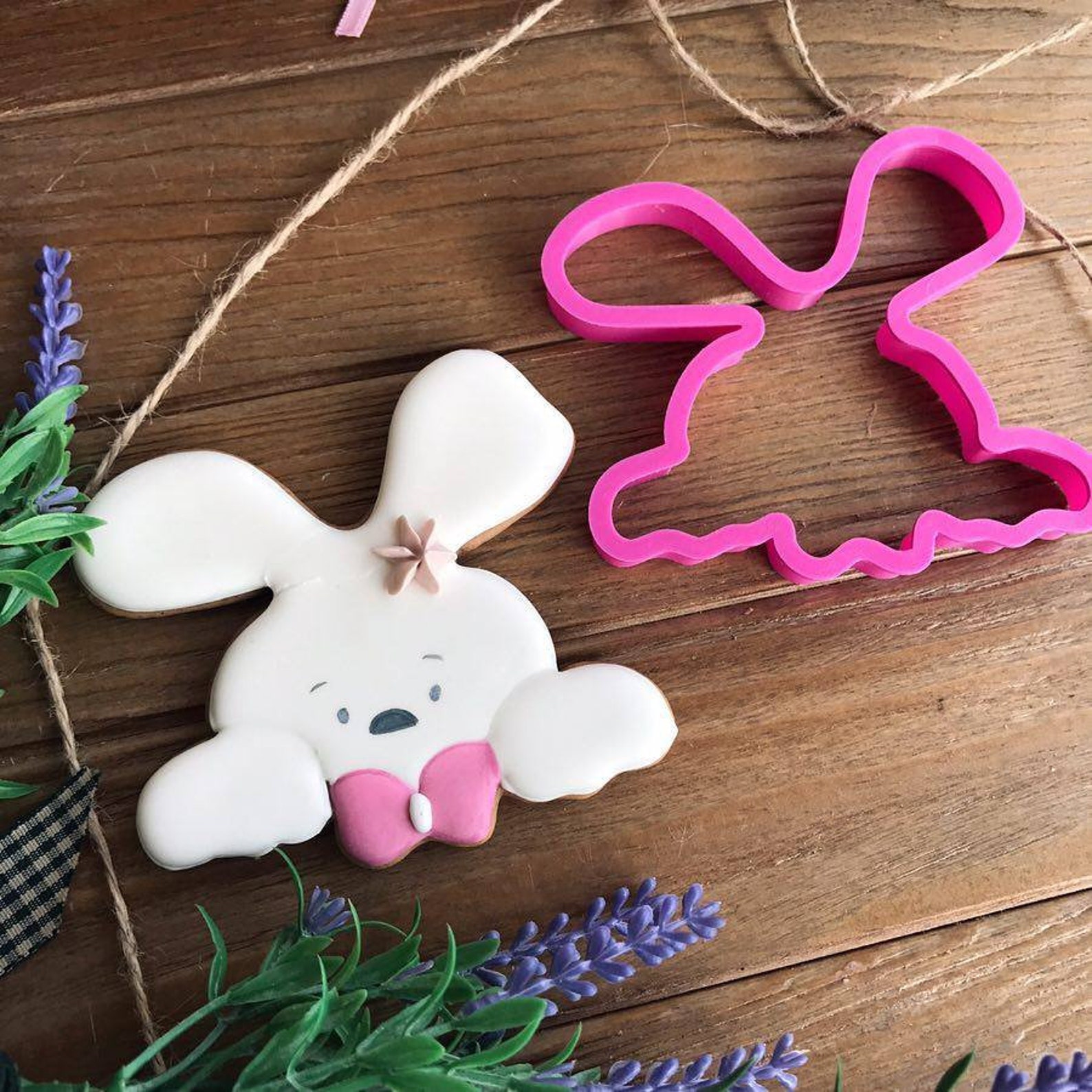 Easter Bunny cookie cutter. Spring cookie cutter. Bunny cookie | Etsy