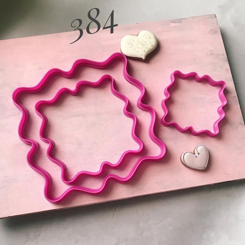 Plaque Cookie Cutter Digital STL Files 3D Cookie Cutters Basic Cookie