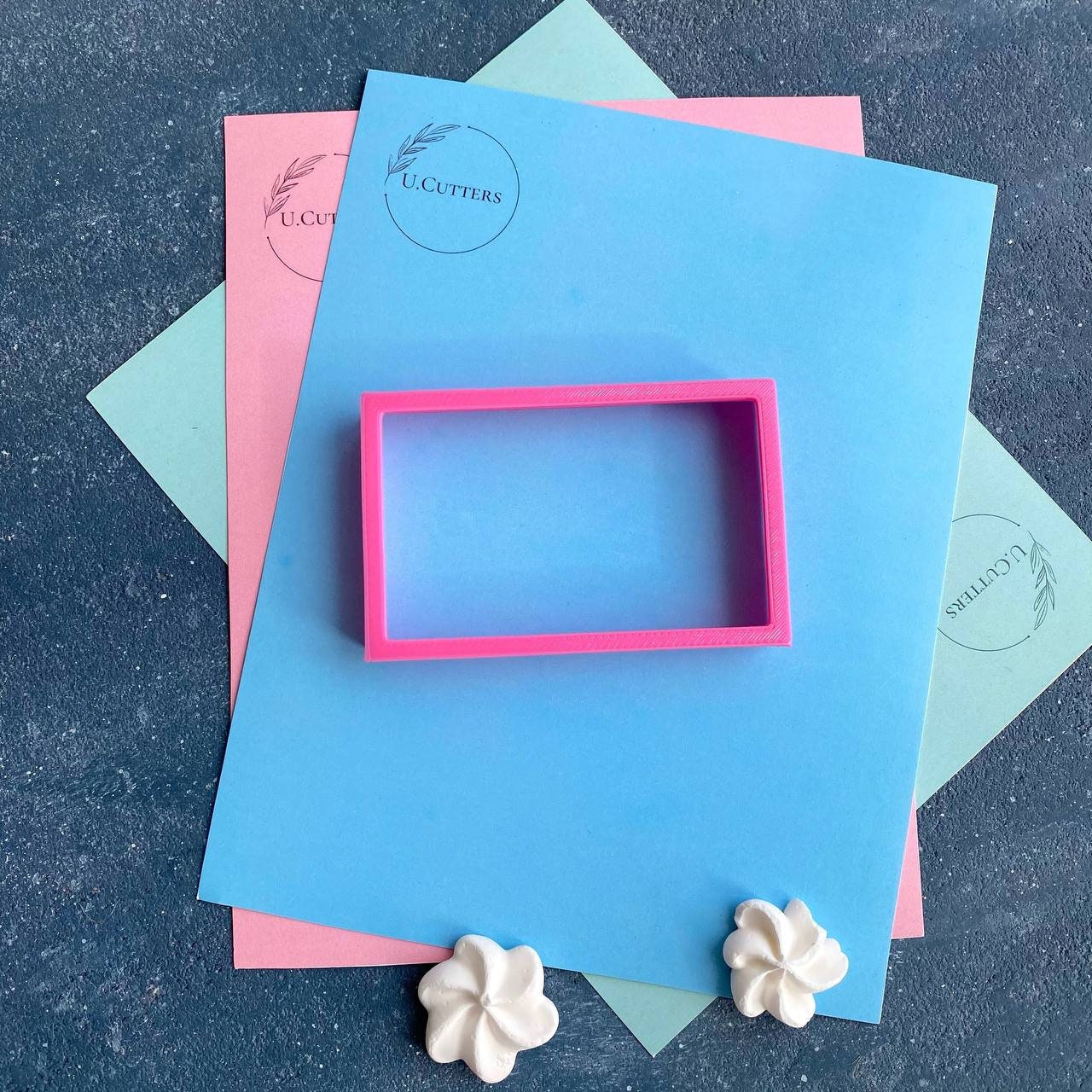 Rectangle cookie cutter. Sizes available. Etsy