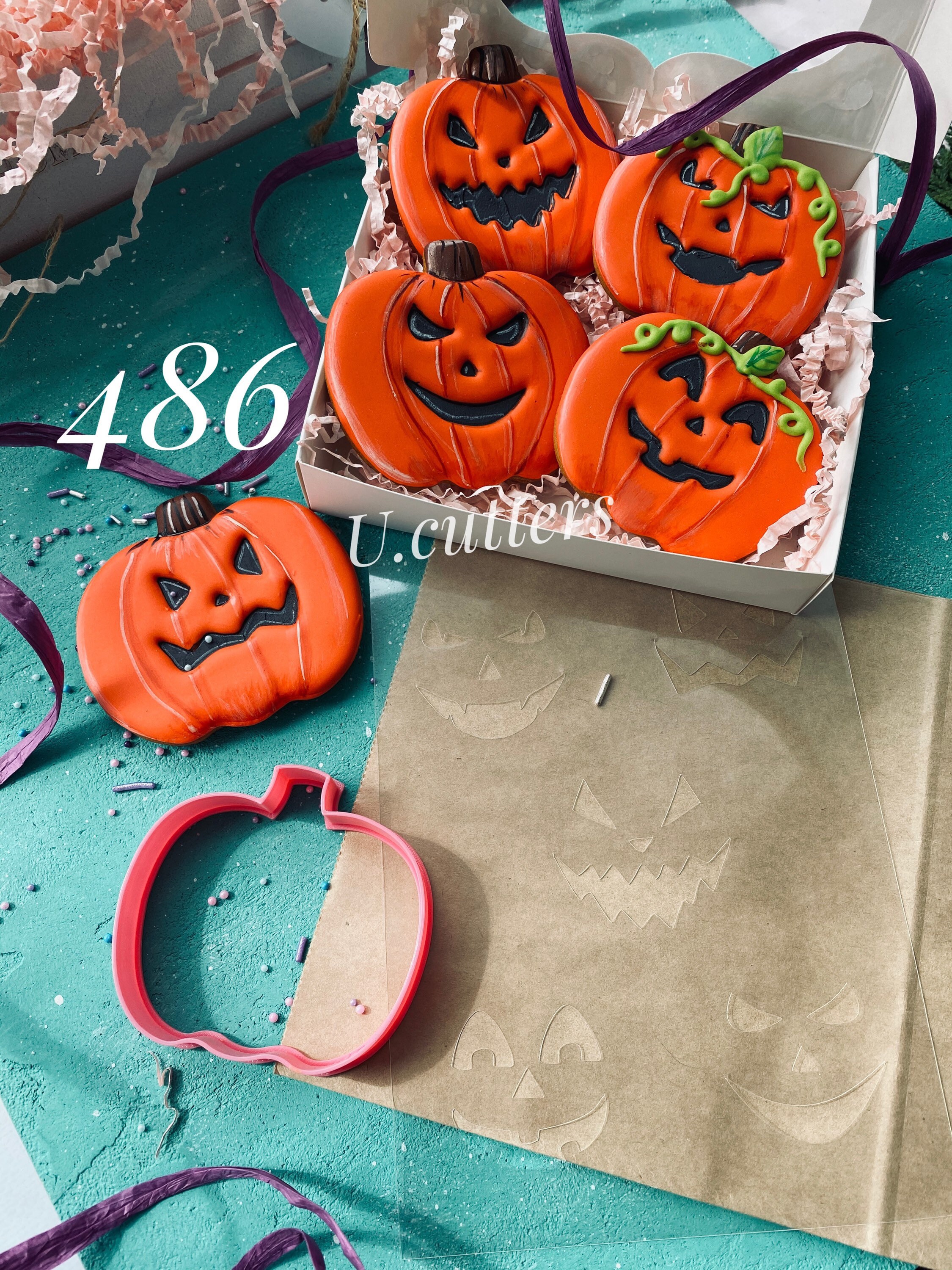 Pumpkin Cookie Cutter With Stencil 3 5 Inch 9cm Halloween Etsy Pumpkin Cookie Cutter With Stencil 3 5 Inch 9cm Halloween Etsy