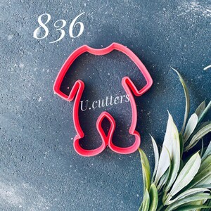 Digital Baby Onesie Cookie Cutter 3.5 inch, Download 3D Model for 3D Printer. Baby Shower Cookie Cutter. Baby Shower Cookie Cutter, Birthday