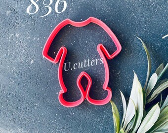 Digital Baby Onesie Cookie Cutter 3.5 inch, Download 3D Model for 3D Printer. Baby Shower Cookie Cutter. Baby Shower Cookie Cutter, Birthday