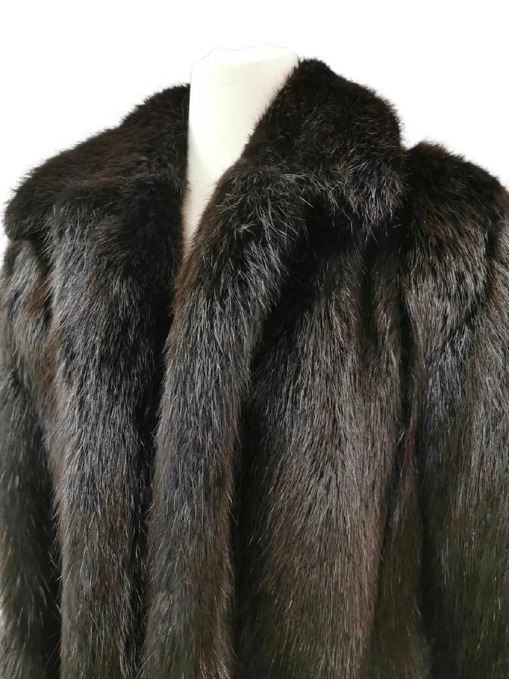 Brand new men's beaver fur coat size 40 Etsy