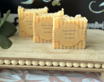 Lemongrass Soap, Lemony Soap, Natural Lemon Soap, Handmade Soap