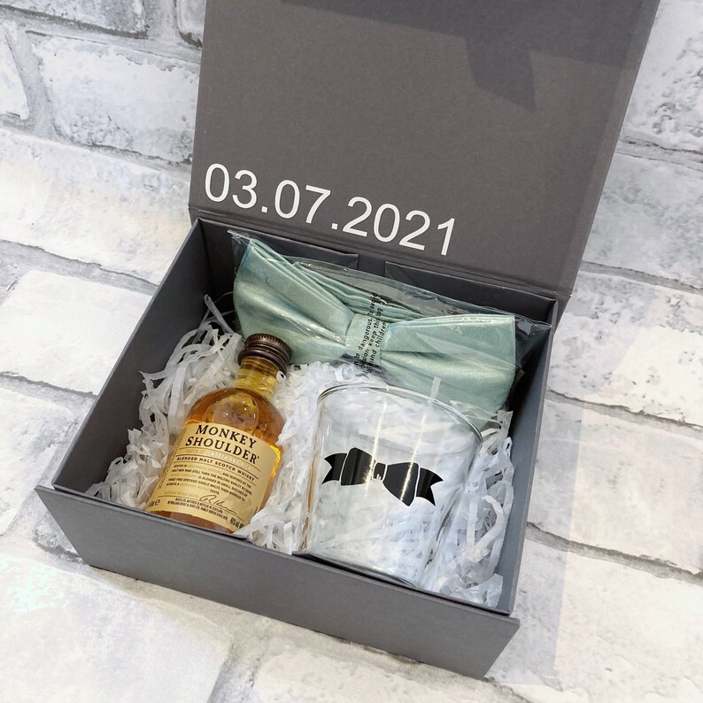 Best Man gift box Groomsman proposal box Best man thank Etsy