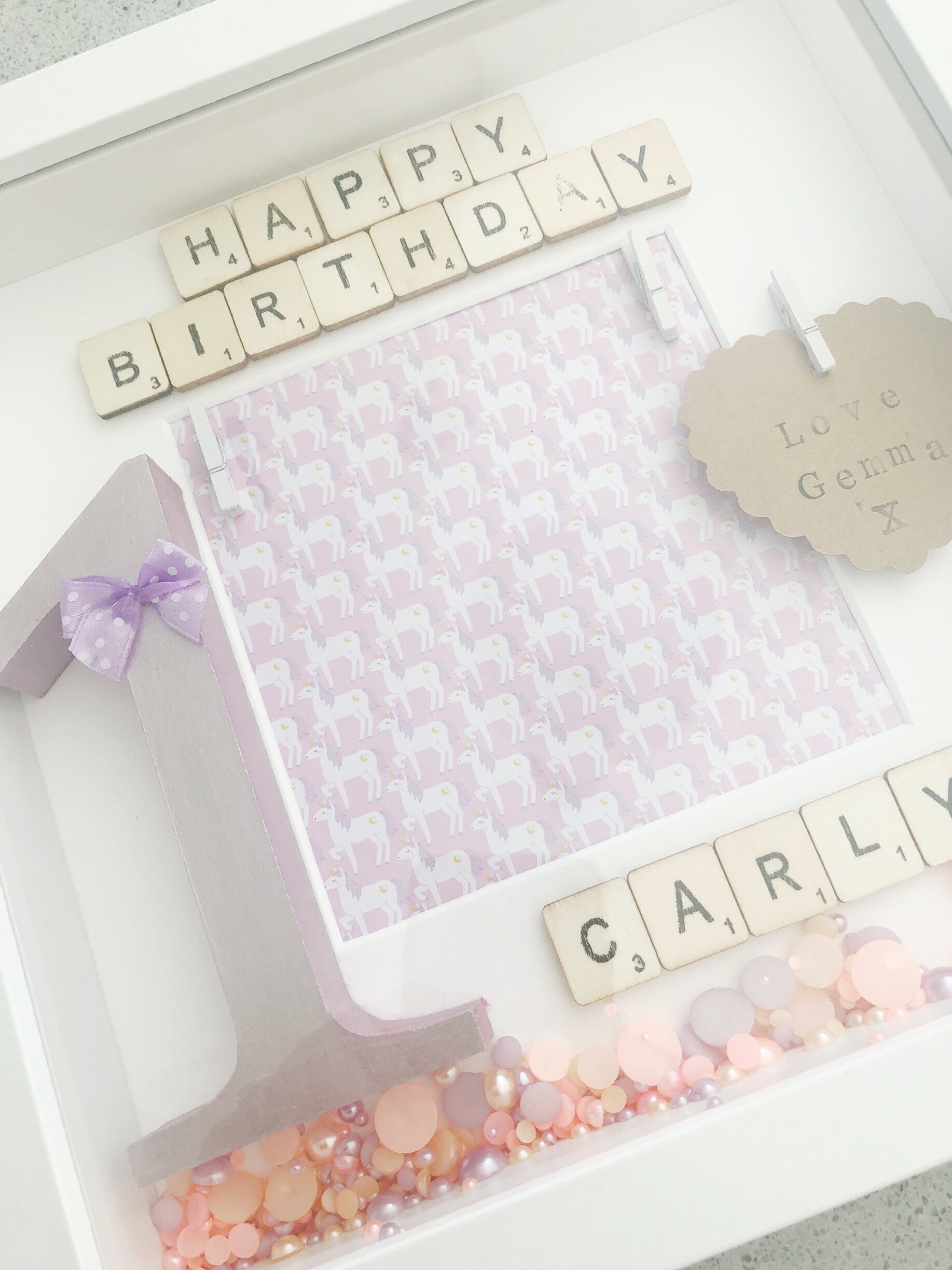 first birthday frame