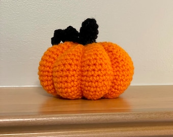 Crochet Pumpkin Plushie - Small, Medium, Large, XLarge - Fall Pumpkins