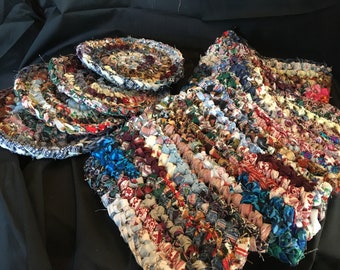 Hand Crocheted Rug - Etsy