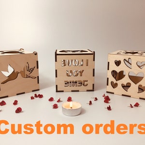 Ordini personalizzati. Design personalizzato, messaggio aggiuntivo, ecc.