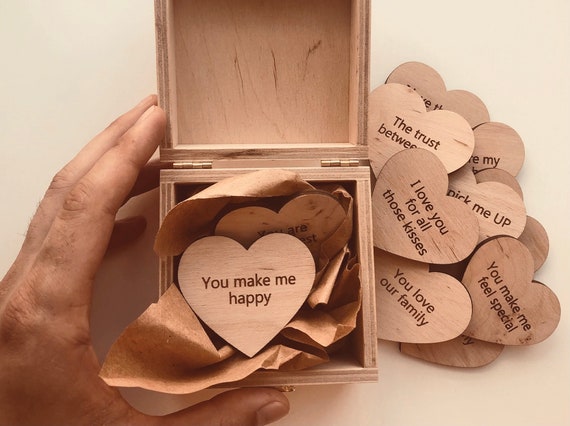 Zeg opzij gemakkelijk Klokje Redenen waarom ik van je hou Box Romantisch cadeau voor haar - Etsy  Nederland