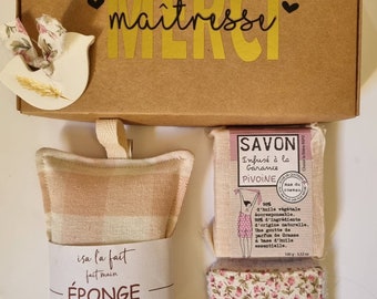 Coffret maitresse, nounou, Atsem...ou mamie d'amour, marraine d'amour...