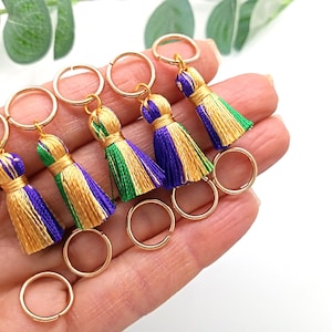 loraannacollection Hair Braid Beads - Silver Hair Rings - Braided Gold Ring - Women Accessories - Hair Styles 30 Piece Bead Set