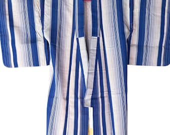 1940's Antique Japanese KIMONO Silk Kimono Gown Robe Vintage,length 147cm 57.8inch