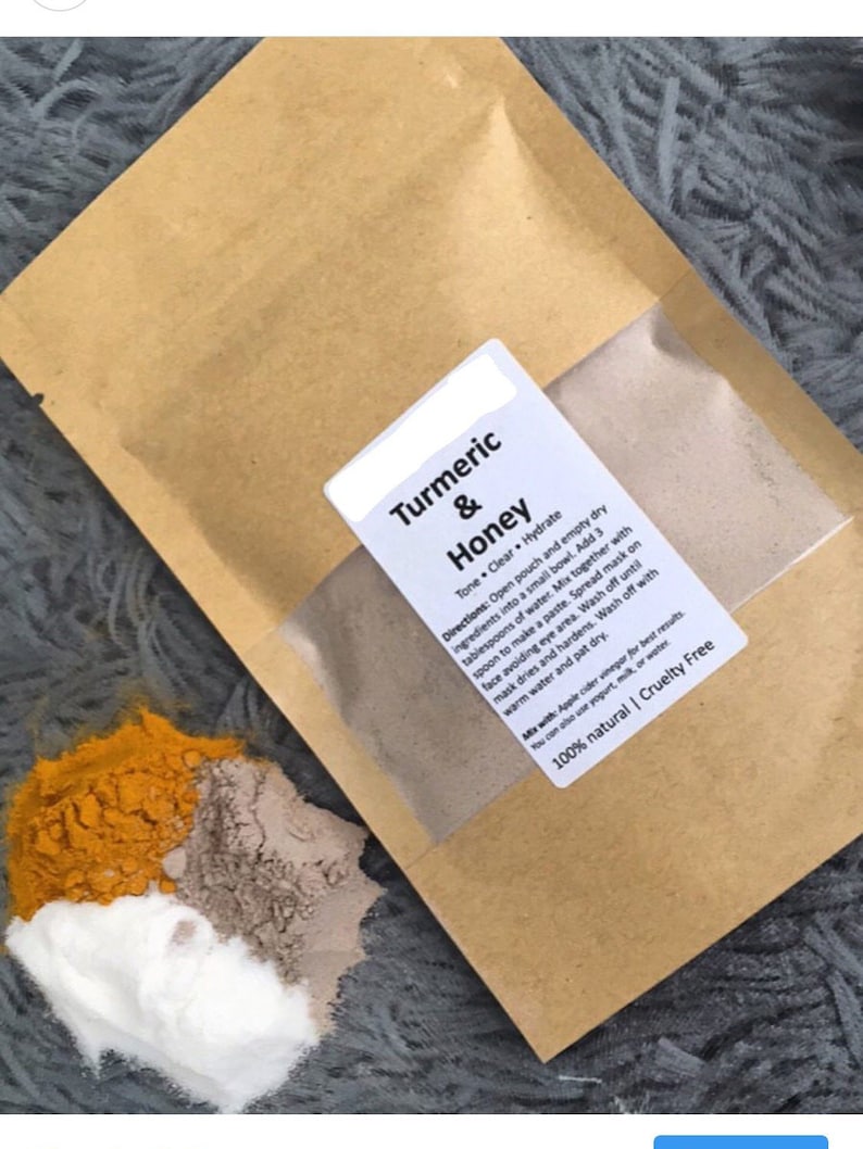 Turmeric & Honey Face Mask Etsy