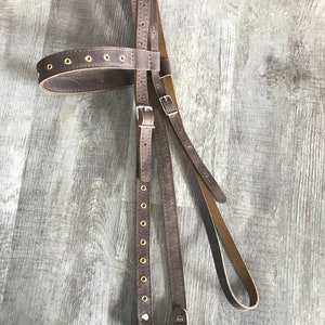 Leather Horse Bridle, unique design with Calvary flair