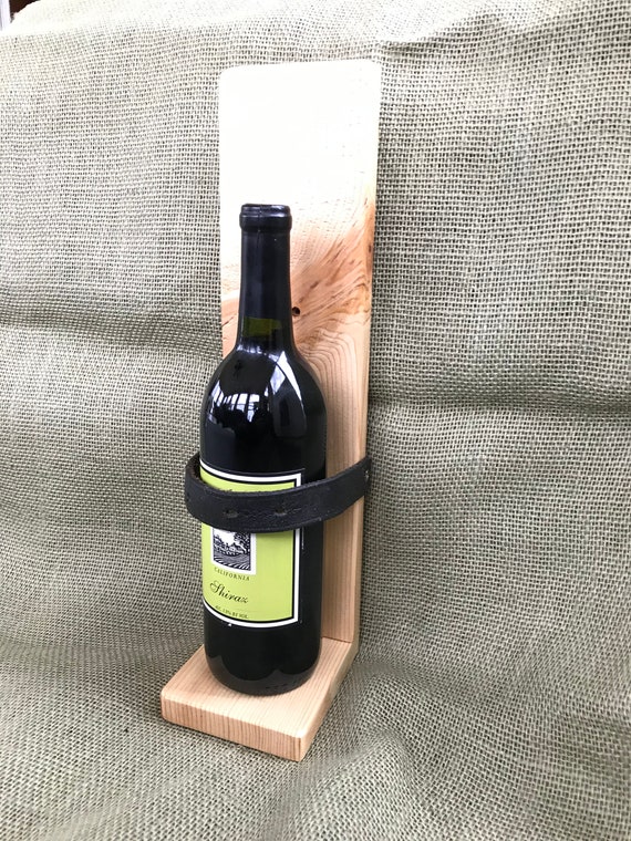 Rustic Wine Bottle Holder Etsy
