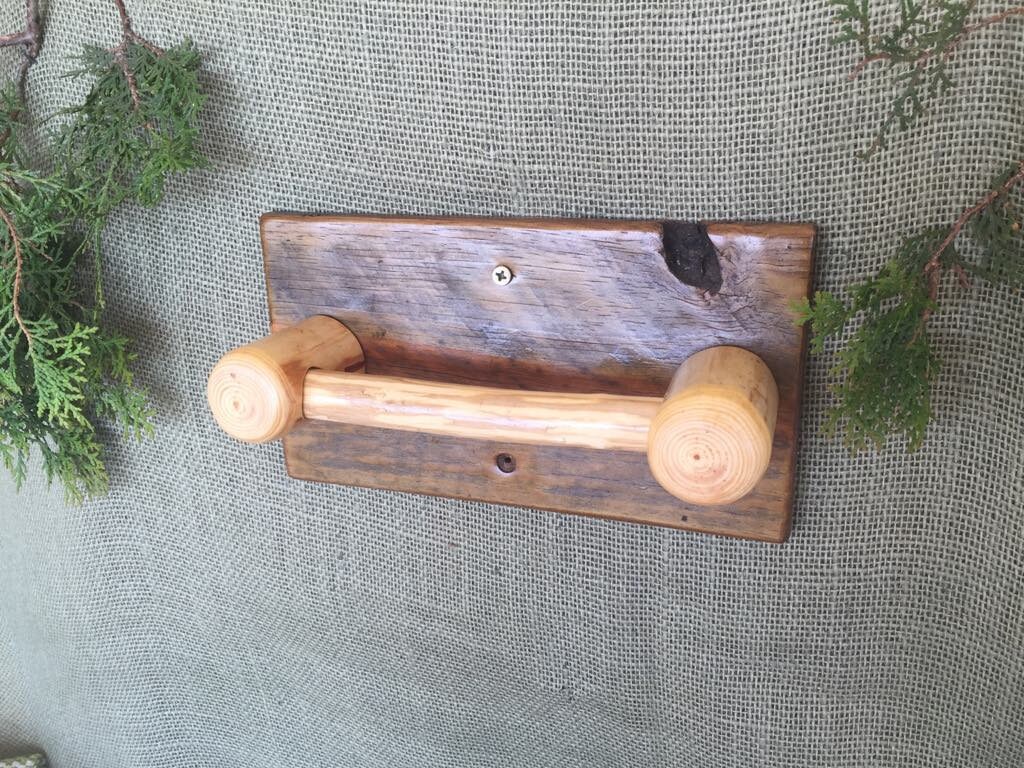 Rustic Reclaimed Barn Wood Hand Towel Holder Etsy