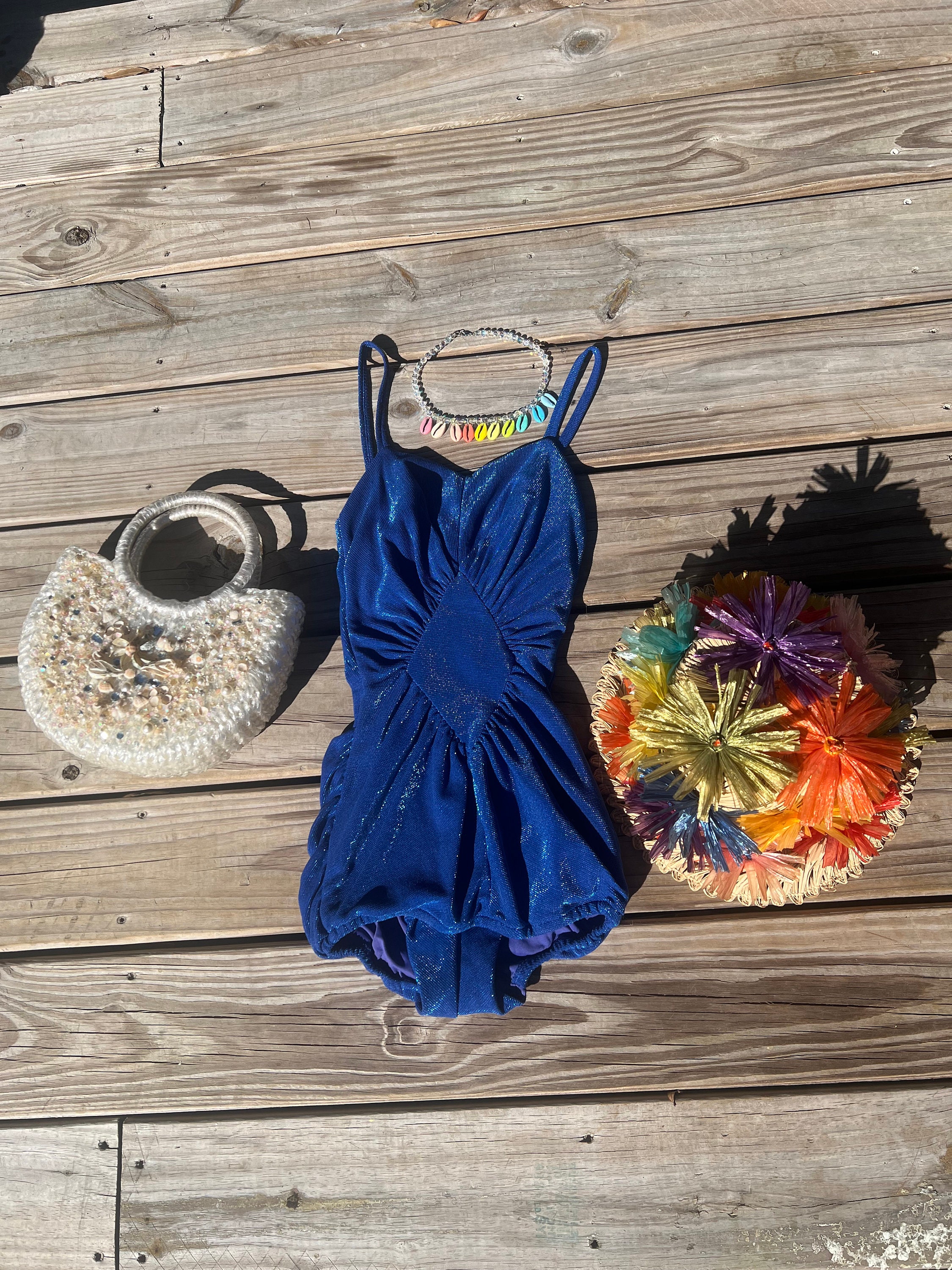1959 Rose Marie Reid Swimsuit Playsuit 1950s