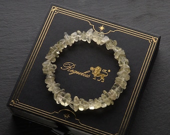 Libyan Desert Glass Bracelet,Natural A+++ Grade Libyan Gold Tektite,Irregular Shape Bead Bracelet,LDG Bracelet,High Energy