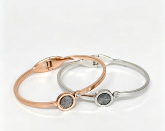 Gift from the Stars,Iron Meteorite Light‑Luxury Bracelet,Fits a wrist size of approximately 16 cm