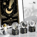 Meteorite Specimen crystal ball and Astronaut Model,Desktop Decoration,Natural Meteorite Gift product logo