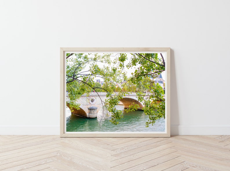 Seine River Bridge in Afternoon Light Dreamy Paris Photo Paris Fine Art Photography France Travel Print Golden Hour Paris Photo