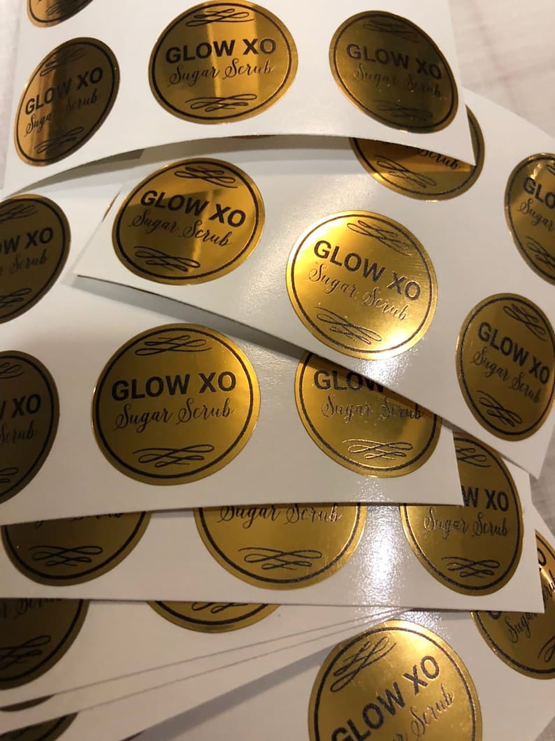 Gold Foil stickers