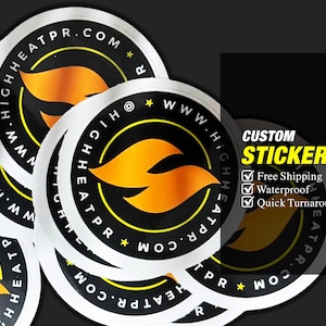 Custom Die-Cut Stickers: Waterproof Vinyl Product Labels
