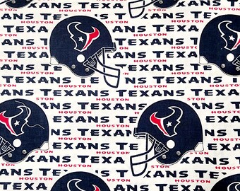 Houston Texans Cotton Fabric: College Team Print