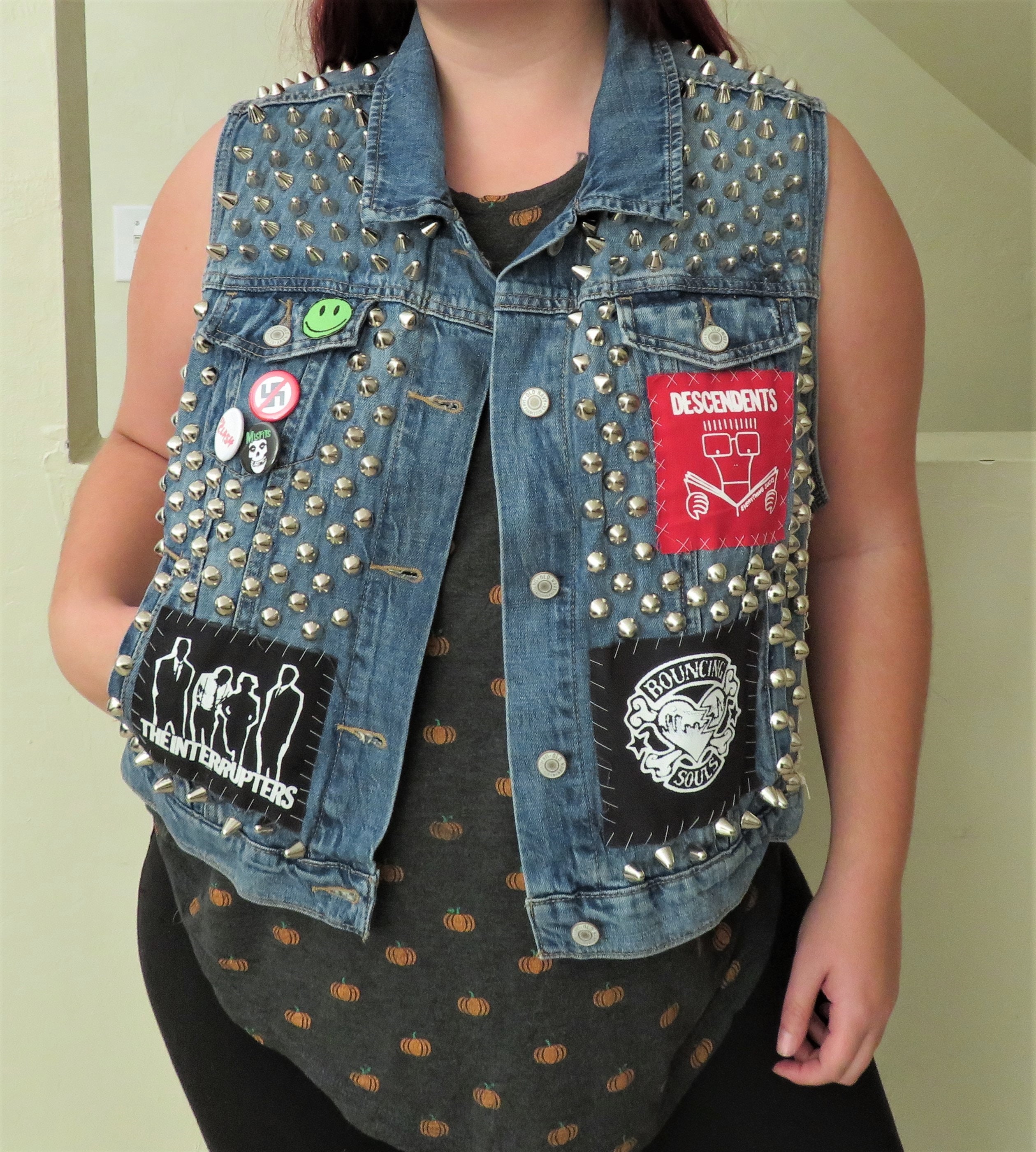 Custom MadetoOrder Punk Vest Etsy