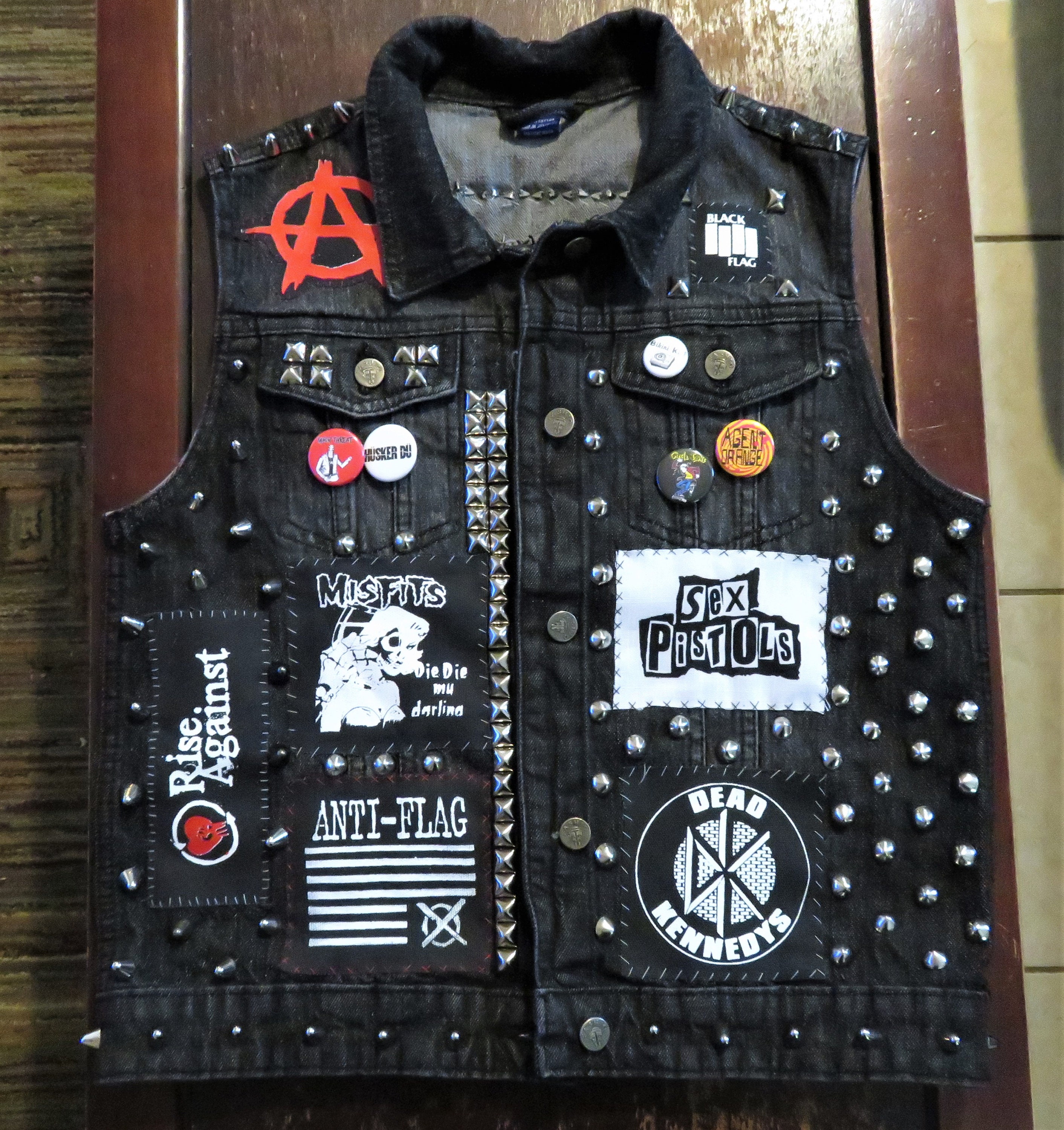 Custom Made-to-Order Punk Vest | Etsy