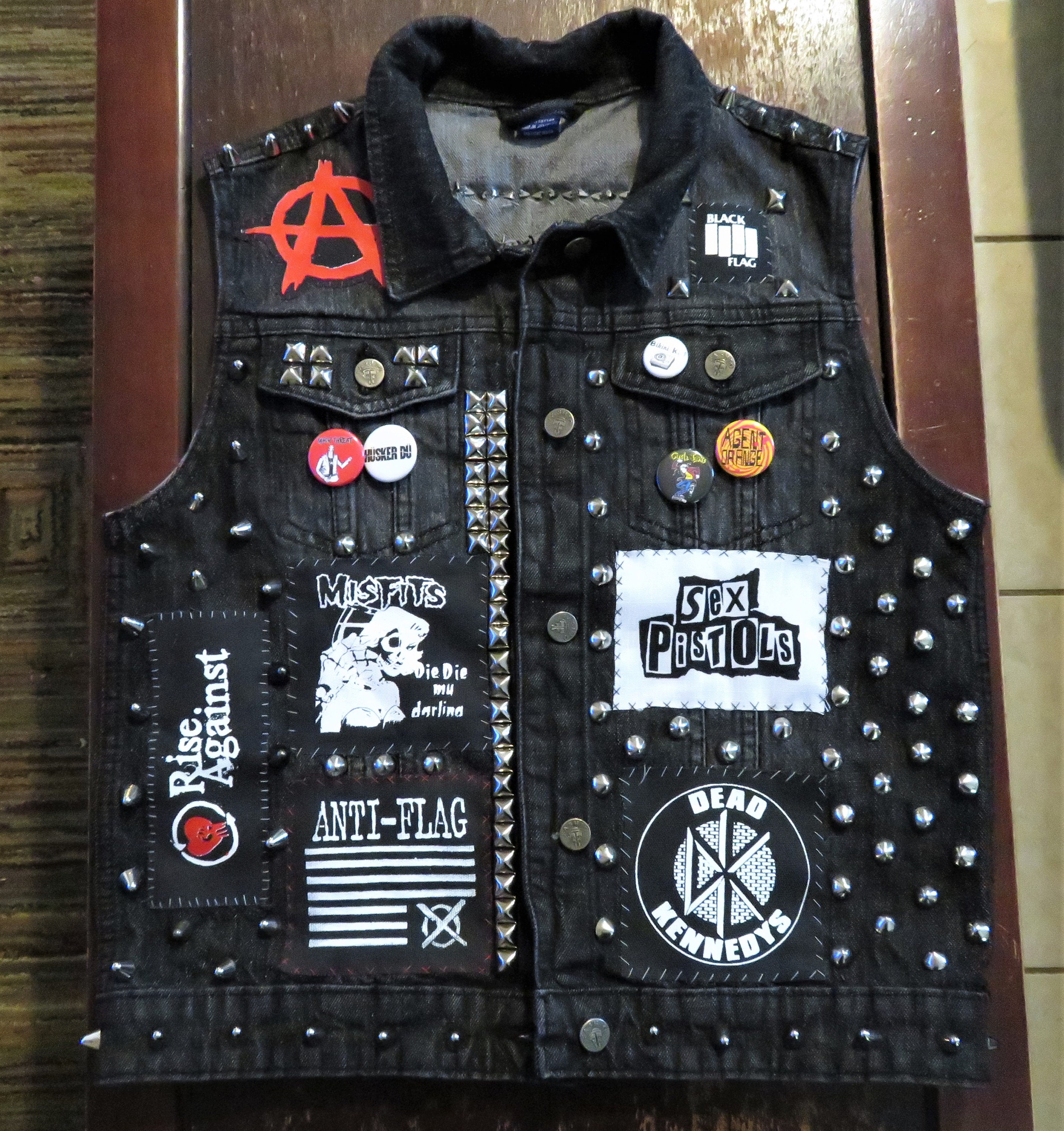Custom MadetoOrder Punk Vest Etsy