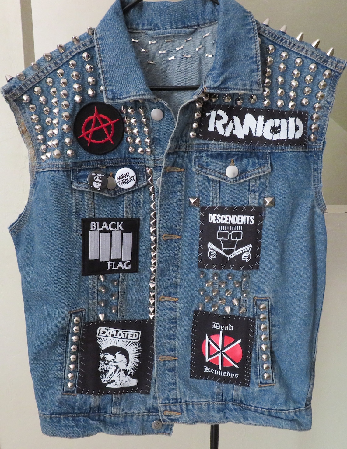 Custom Made-to-Order Punk Vest | Etsy