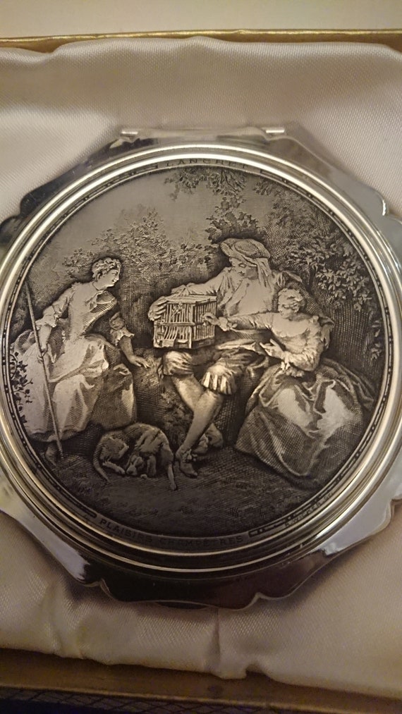 Beautiful silver plate Stratton unused vintage pow