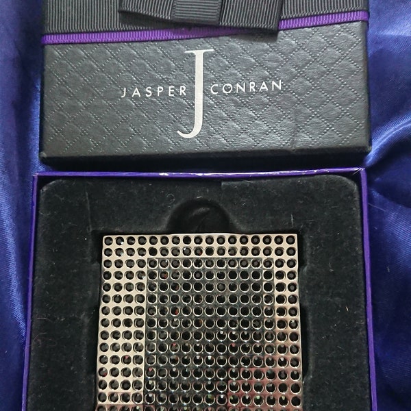 Lovely Jasper Conran boxed rhinestone handbag mirror