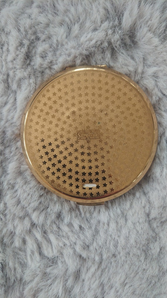 Gorgeous unused Stratton powder compact with J si… - image 3