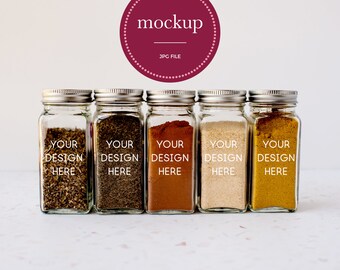Download Jars Mockup Etsy PSD Mockup Templates