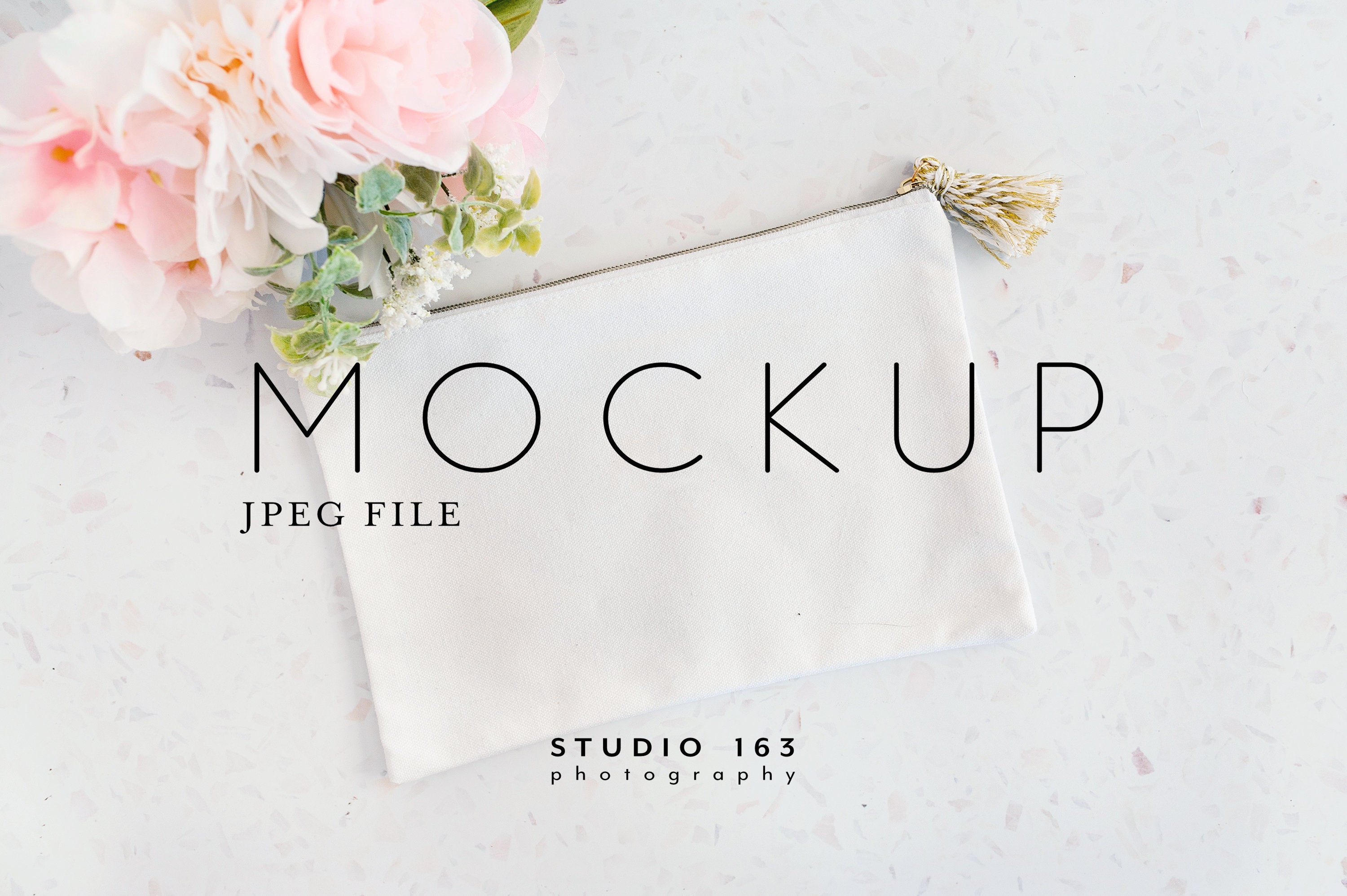 Download Makeup Bag Mockup Cream White Makeup Bag Bridal Mockup Add ...
