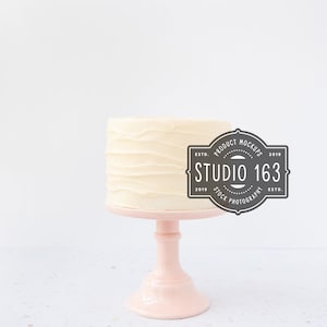 Cake Topper Mockup, Cake Foto, Cake Mockup, White Cake, Blank Cake Topper, Styled Stock Foto, Digitale JPG Datei