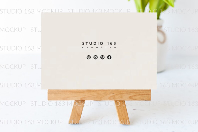 Download Recipe Card Mockup 4x6 Card Mock Up 4x5 Card Table Card | Etsy
