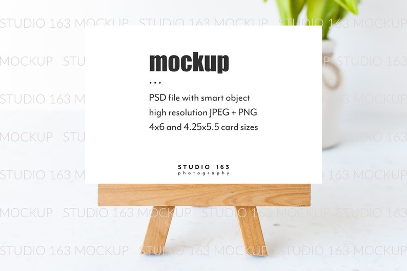 Download Recipe Card Mockup 4x6 Card Mock Up 4x5 Card Table Card | Etsy