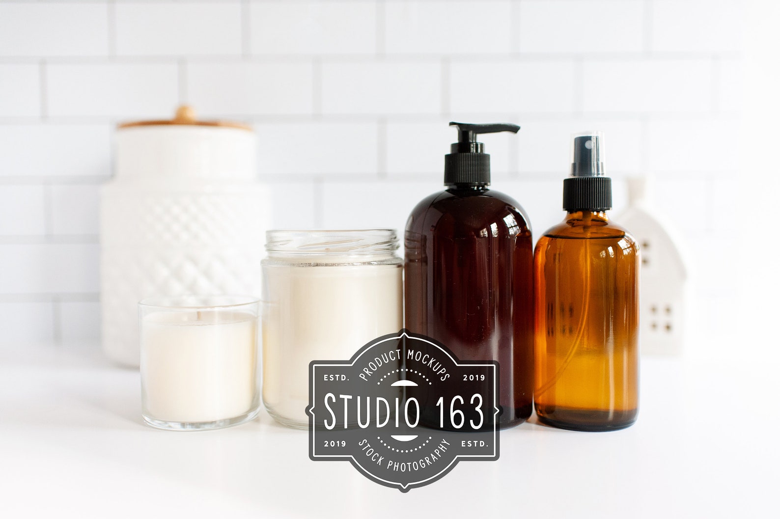 Download Amber Bottle Mockup Soap Dispenser Mockup Blank Bottle | Etsy