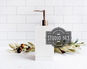 Soap Dispenser Mockup, Minimalist Mockup, Bathroom Mockup, Stock Photo, JPEG, INSTANT DOWNLOAD